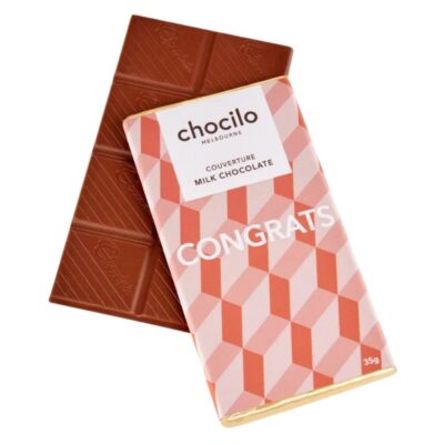 Chocilo "Congrats" Milk Chocolate Block 35g